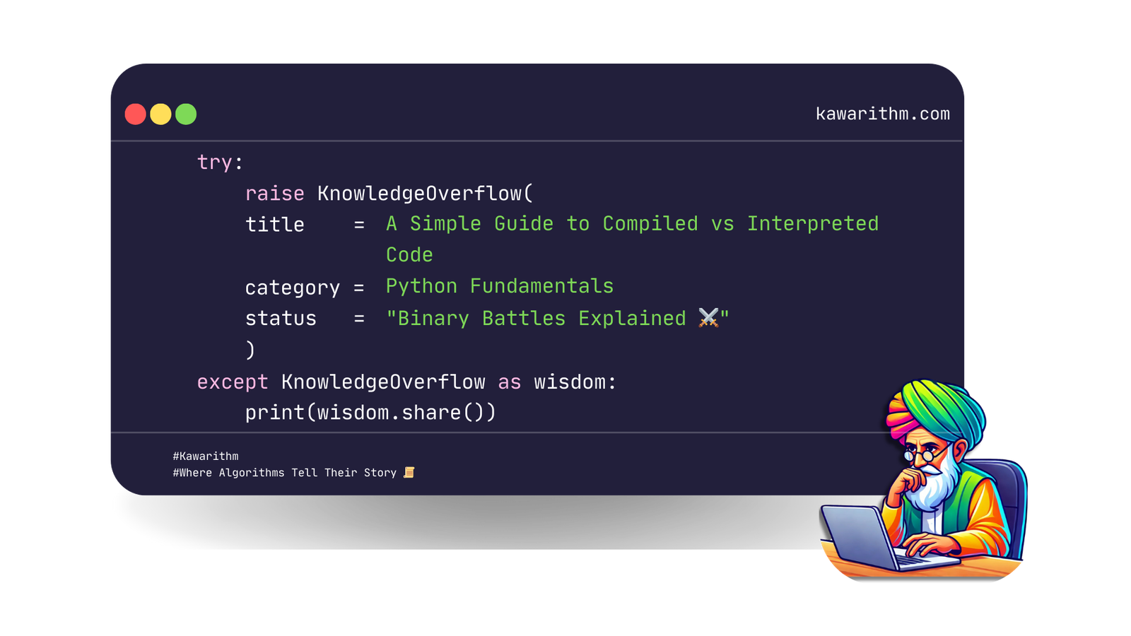 A Simple Guide To Compiled Vs Interpreted Code Kawarithm A simple guide to compiled vs interpreted code kawarithm