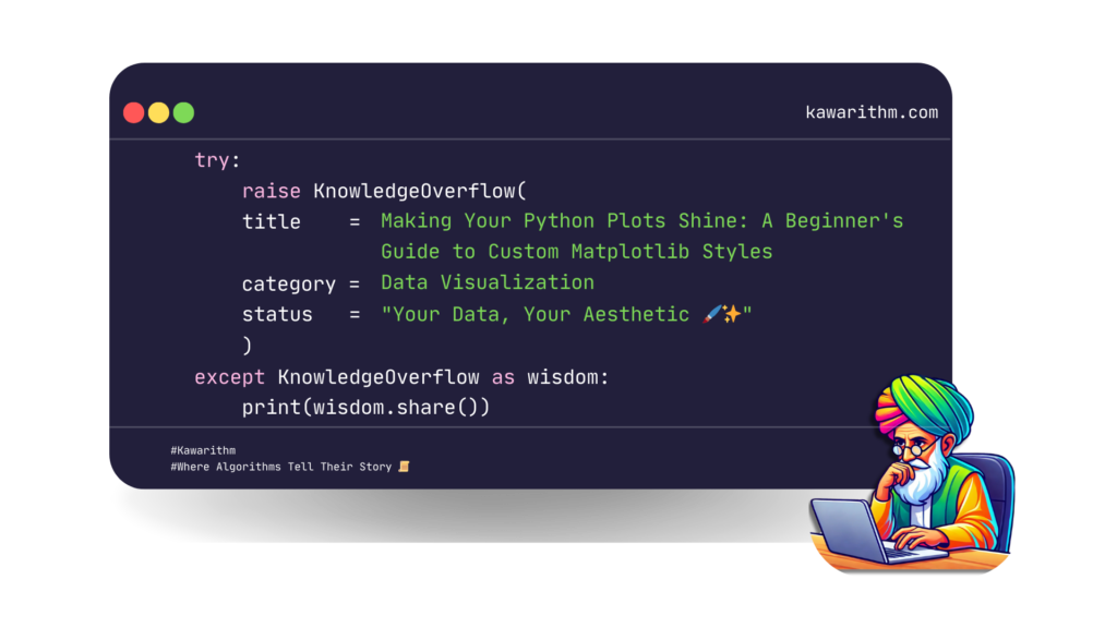 Making Your Python Plots Shine: A Beginner's Guide to Custom Matplotlib Styles